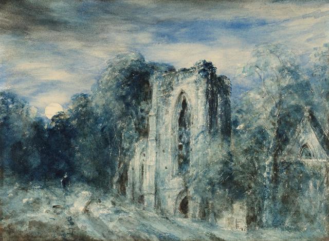 Netley Abbey by Moonlight - John CONSTABLE