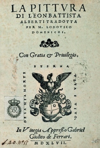 Tratado de pintura de Leon Battista Alberti