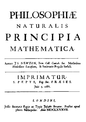 Newton's three laws of motion