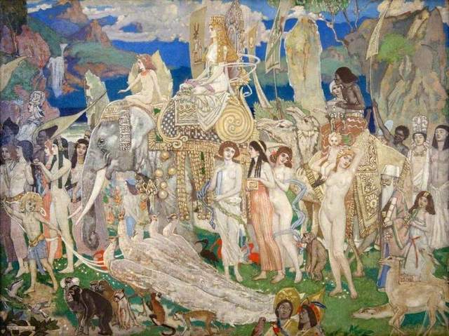 Ivory, Apes and Peacocks (The Queen of Sheba) - John DUNCAN