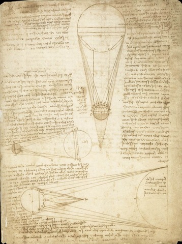LEONARDO DA VINCI DISEGNA IL PARACADUTE IN FORMA PIRAMIDALE