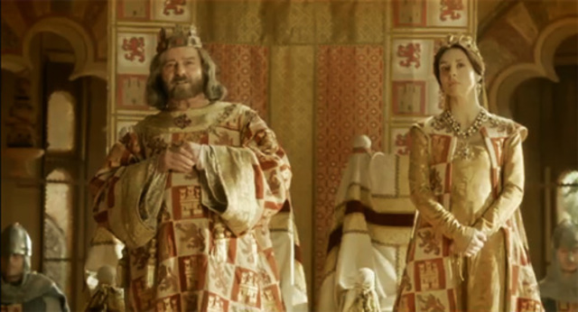 Boda con Violante de Aragón