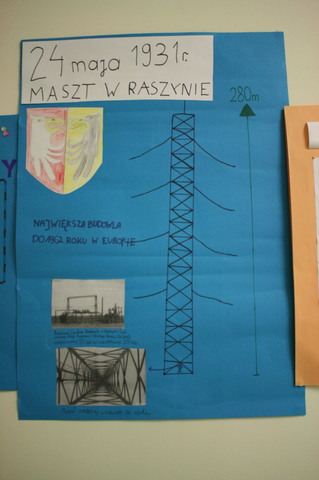 Zbudowanie masztu w Raszynie