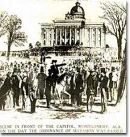 South Carolina first state to secede from the Union prior to Civil War