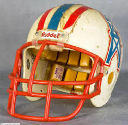 Evolution of the Football Helmet by Connor Winz timeline | Timetoast