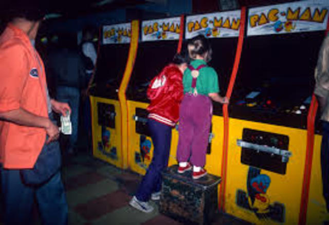 Many new arcade games are published and become popular in the 80s