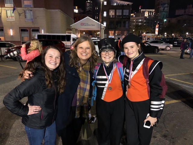 My sister was off to college...