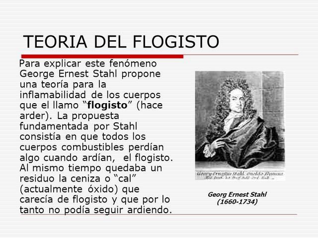 4 periodo: El flogisto (1650 a 1790)