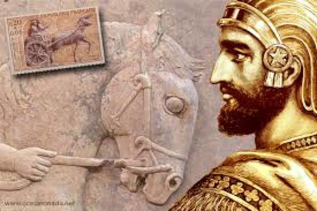 First postal service (Persia)