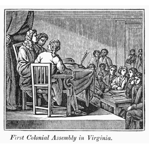Virginia founds first colonial legislative assembly, the House of Burgesses