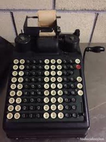 Periferico de entrada Calculadora de Burroughs