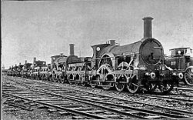 A network is built across Britain.