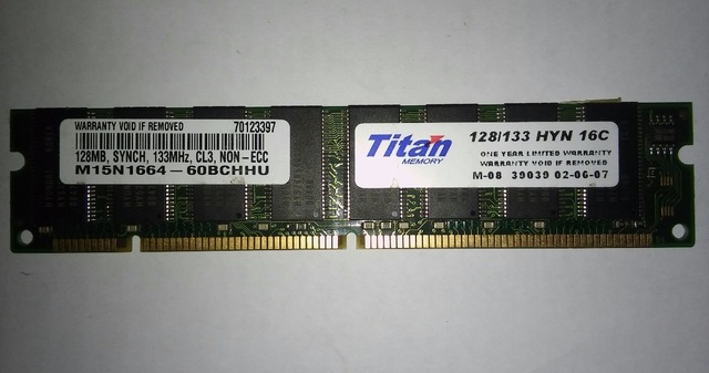 Almacenamiento Memoria RAM Generacion 3