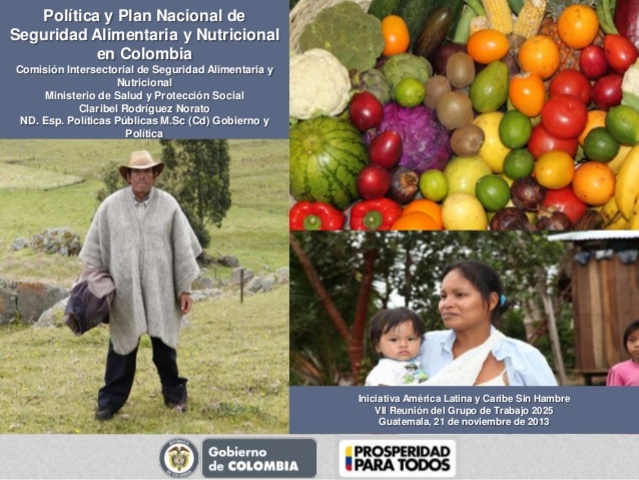 Politica Nacional de seguridad alimentaria