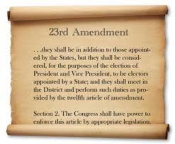 23rd Amendment