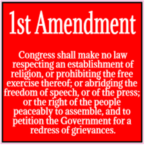 1st Amendment