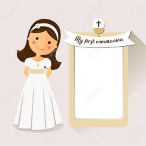 My first communion