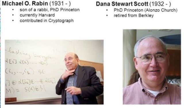 Rabin y Scott - 1960