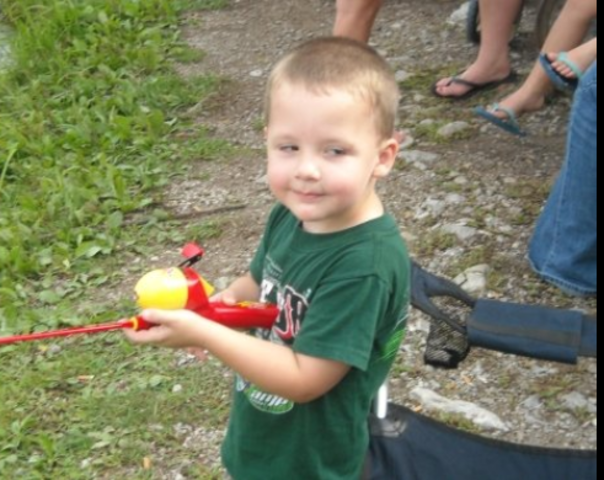 my first time fishing