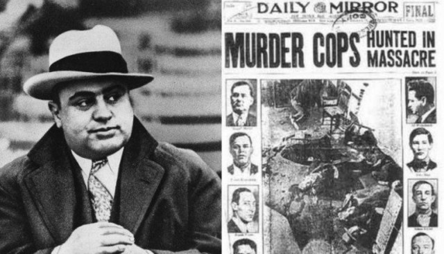 Matanza de San Valentín en Chicago. Al capone, jefe del hampa.