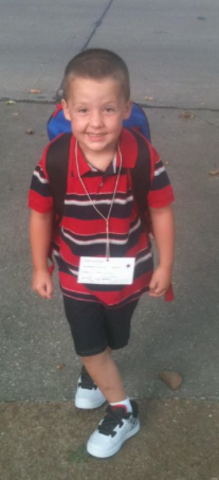 first day of kindergarten.