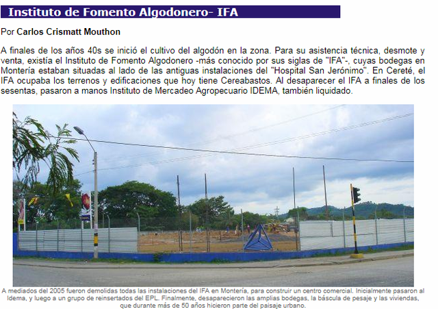 Crean el instituto de fomento algodonero IFA