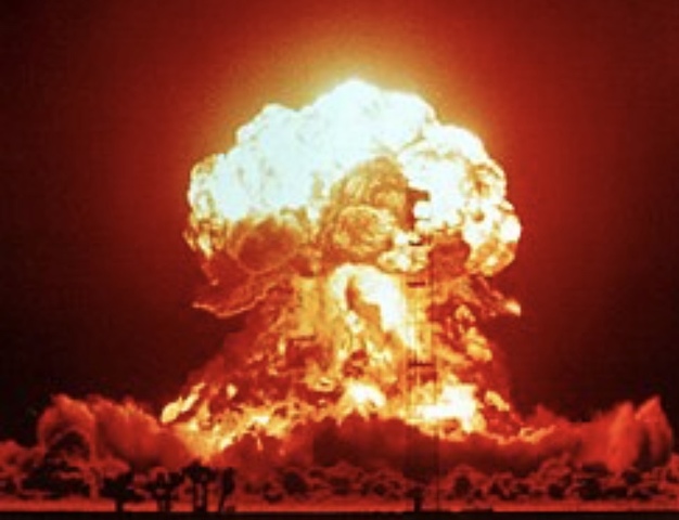 A powerful explosion