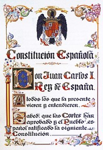 Creación de la Constitución Española