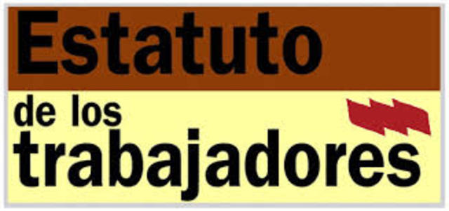 Creación del ESTATUTO DE LOS TRABAJADORES