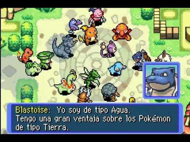 Pokémon equipo de rescate rojo y azul