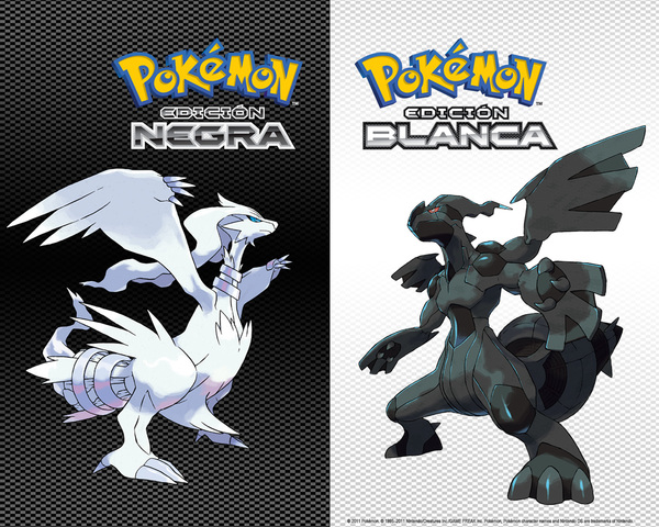Pokémon blanco y negro