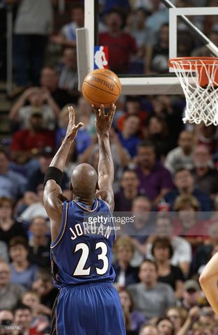 Jordan played in his final basketball game