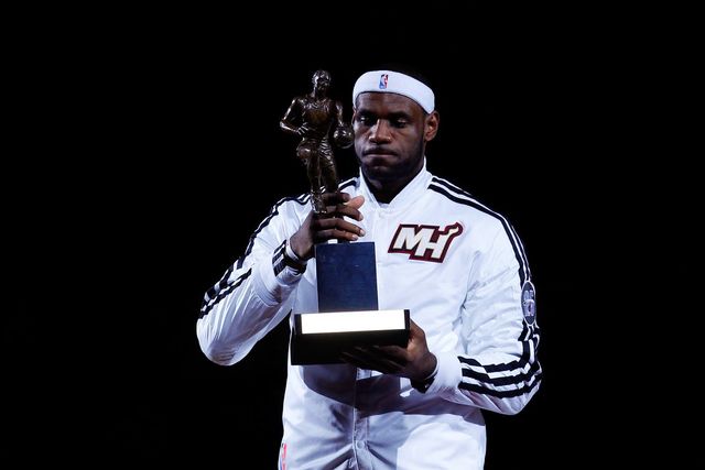 LeBron won his third, back to back NBA League MVP.