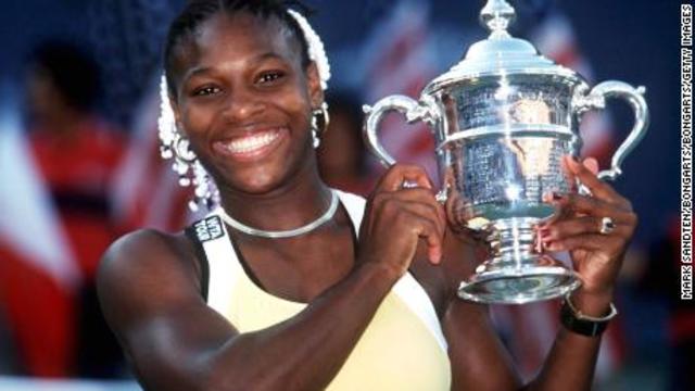 Serena wins her first Grand Slam title