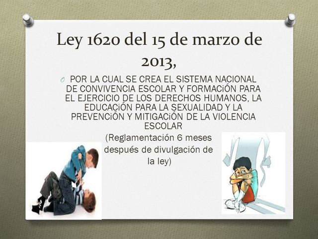 LEY 1620 DE MARZO