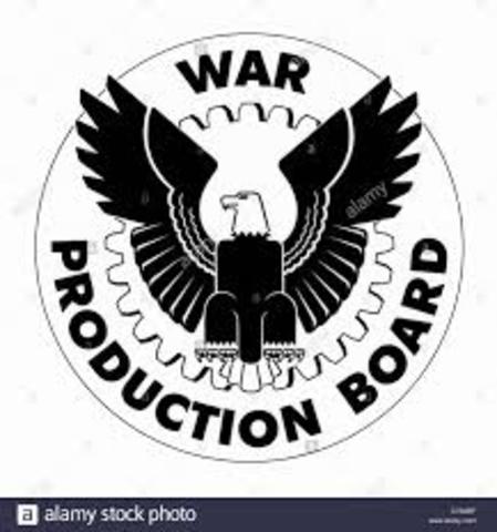 War Production Board was created