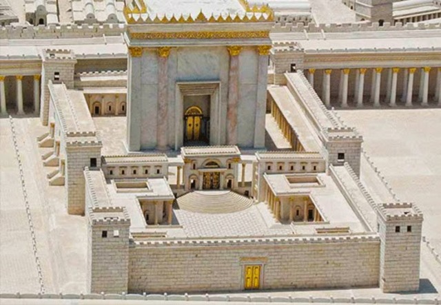 Se inician las obras del templo de Jerusalén