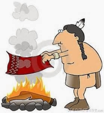 Se comunicaban por codigos (señales de humo)