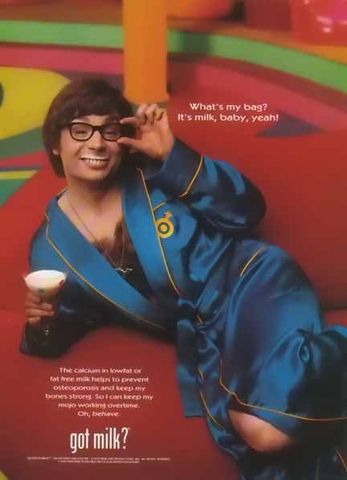 Austin Powers Got Milk ad