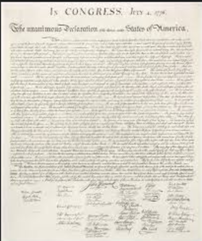 The Declaration of Independene