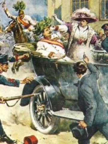 El asesinato del archiduque Francisco Fernando