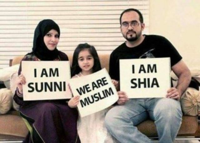 Splittelsen mellom sija og sunni muslimer