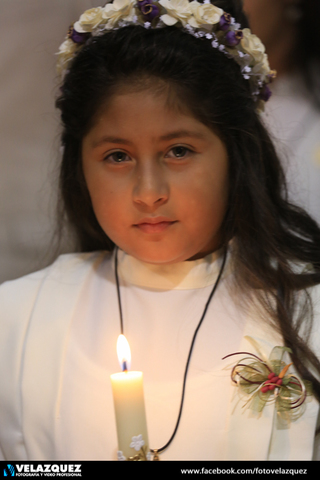 Hice mi primera comunión