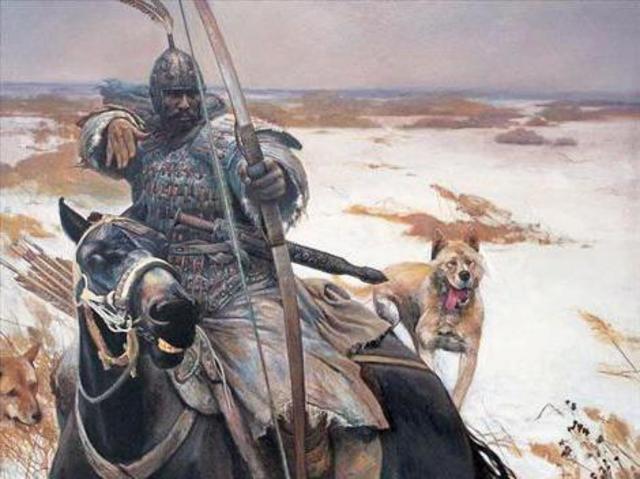 Kuchum began to contest the throne of the Siberian Khanate