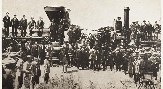 The First Transcontinental Railroad finshed