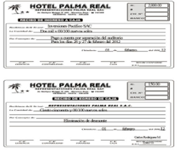 Creación del Bono o Boucher.