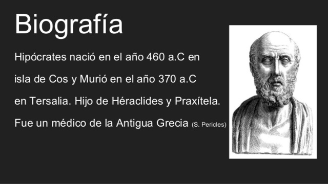 Hipocrates 377-470 a.c