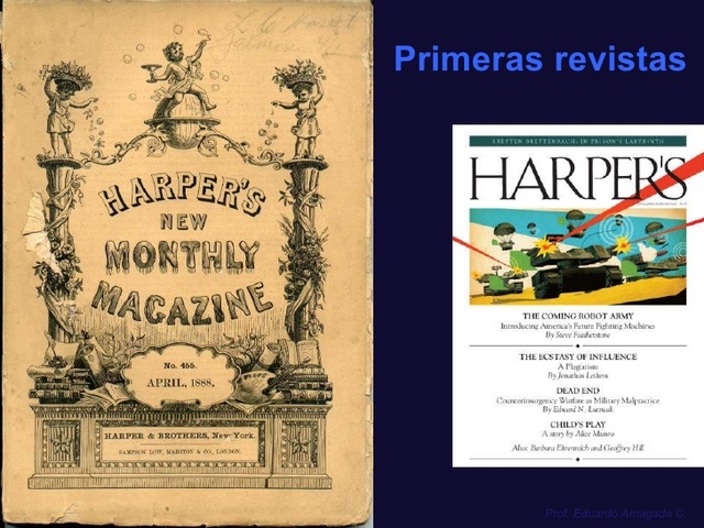 Las revistas emergen.