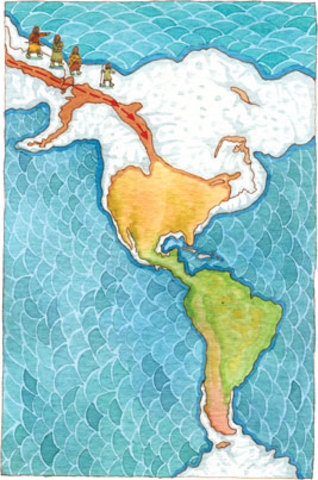 Primeros nómadas se cruza a Norteamérica