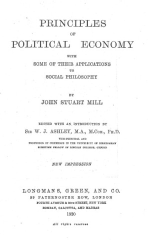 Principles of Political Economy